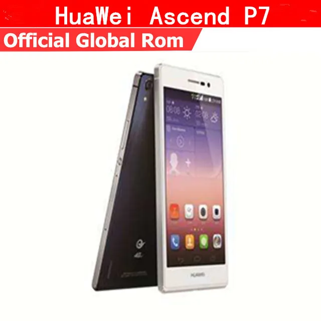 

International Firmware HuaWei Ascend P7 4G LTE Cell Phone Quad Core Android 4.4 5.0" FHD 1920x1080 2GB RAM 16GB ROM 13.0MP