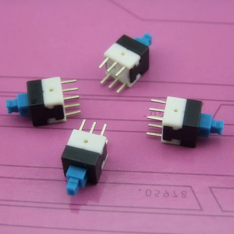 8*8MM Small Push Button Switch Blue Cap Micro Square Tact Switch