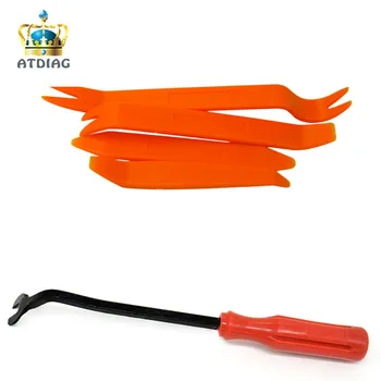 

Car Removal Cleaner Tool +4pcs Auto Car Radio Panel Door Panel Remover Upholstery Fastener Disassemble Auto Vehicle Refit Tools