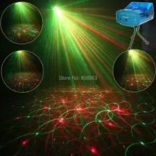 Mini R G Laser 4 Patterns projector Club Bar Dance Disco Coffee Shop Home Party Xmas