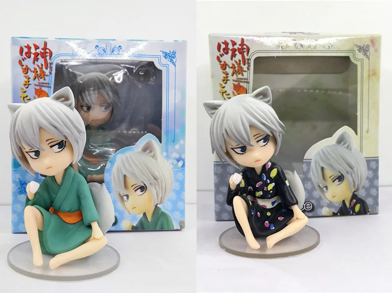 2 шт./лот Tomoe зеленое Черное Платье Аниме Kamisama Kiss кимоно милая фигурка