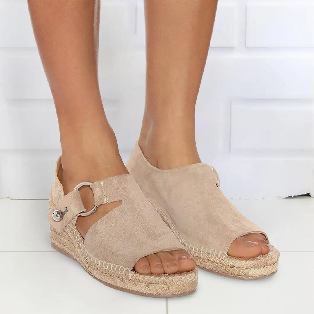 

SHUJIN Wedges Shoes Women Sandals High Heels Summer Comfort Chaussures Femme Wedges Sandals