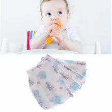 10 шт 1 набор одноразовые детские Новорожденные водонепроницаемые детские нагрудники с карманом смесь из хлопка