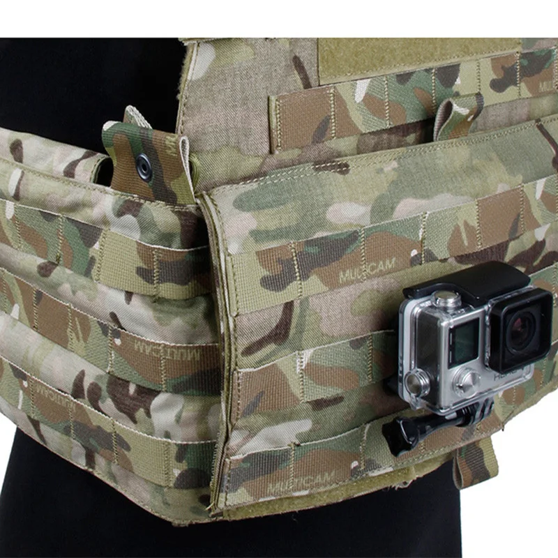 Accesorios para Go Pro, chaleco Base de avión Molle, de conexión para GoPro 7 6 5 4 3 + Sjcam Xiaomi YI 4K EKEN Cam|Carcasas para videocámara deportiva| - AliExpress