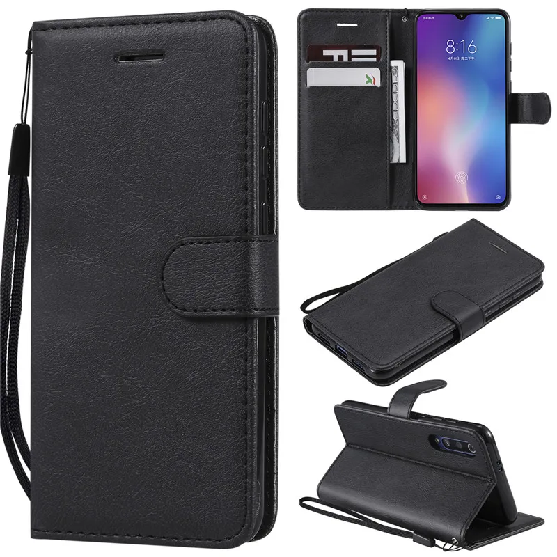 Для Xiaomi Mi 9 чехол Mi9 Чехол Флип Роскошный кошелек Обложка на заднюю панель из