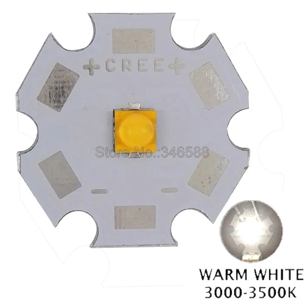 10 шт./лот! Cree XLamp XTE XT E теплый белый 3000K 3200K 5 Вт светодиодный эмиттер высокой