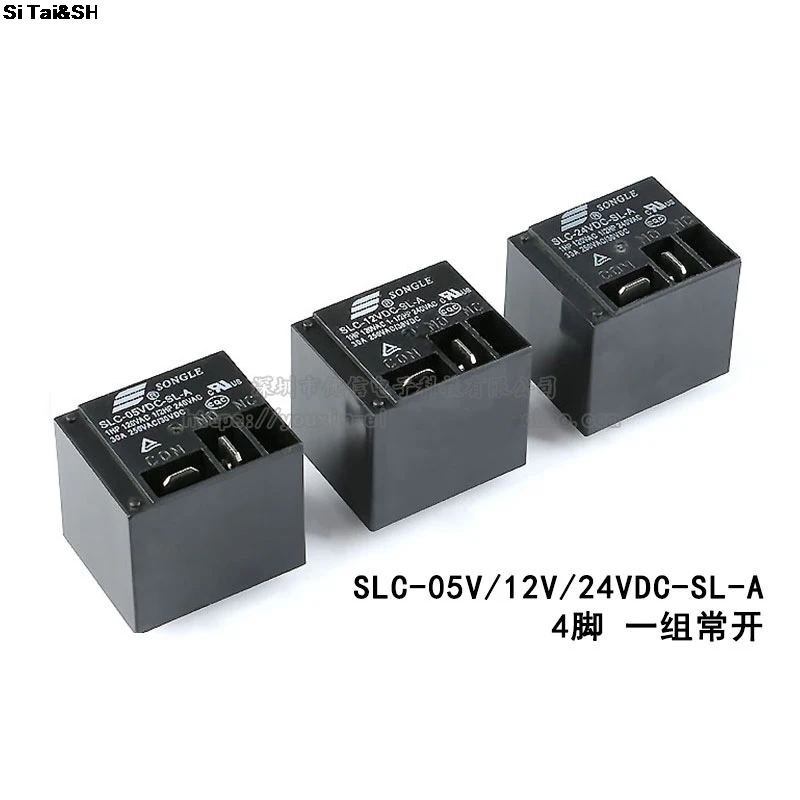 10PCS/lot Power s SLC-05VDC-SL-A SLC-09VDC-SL-A SLC-12VDC-SL-A SLC-24VDC-SL-A 30A T91 HF2100 4PIN A group of normally open |