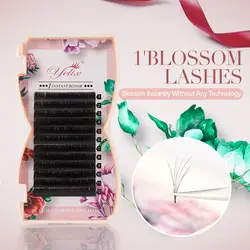 Yelix накладные 1 s Blossom ресницы расширение объем ресниц Природные поддельные норки Lashes 3d/6d Магнитный Камелия ресниц для Макияжа