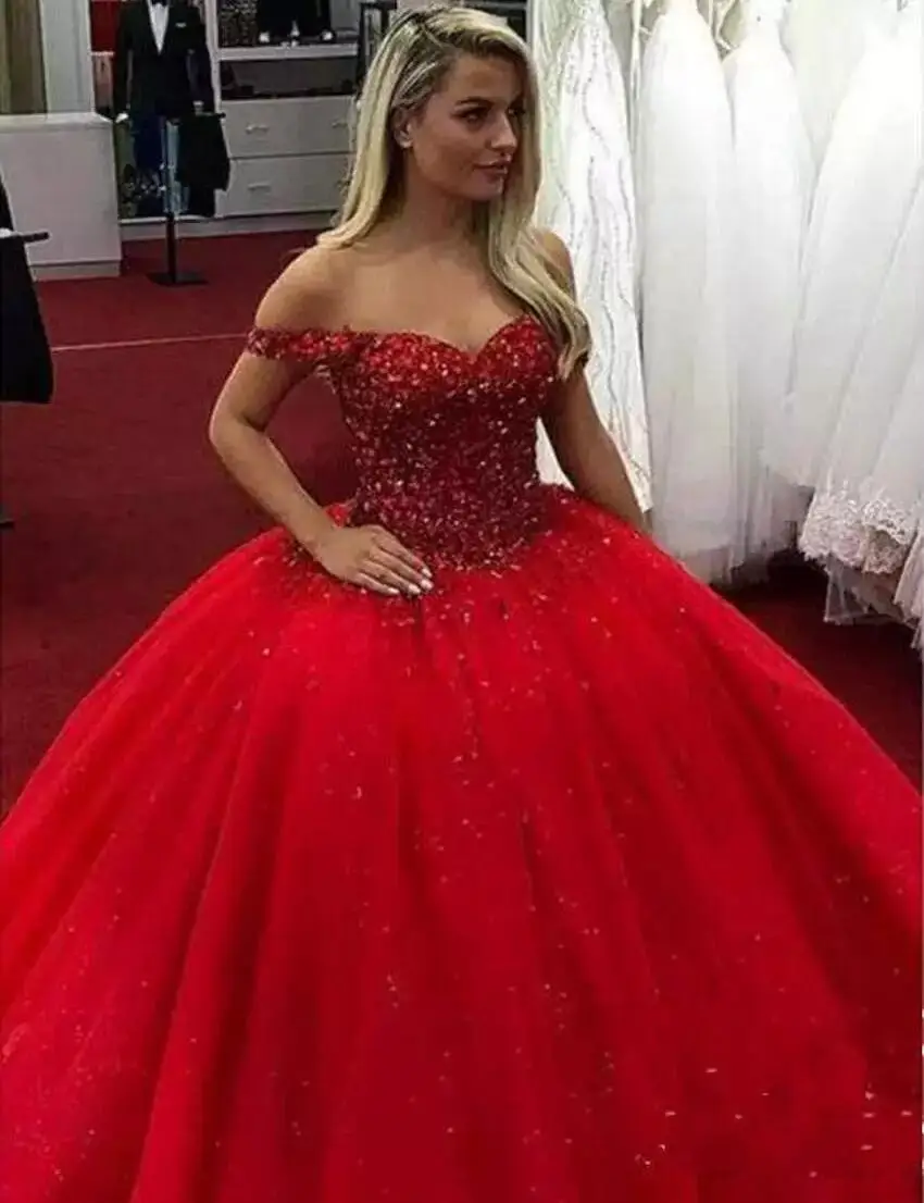 Красное милое бальное платье с аппликацией на шнуровке 16 платьев Vestidos De 15 лет