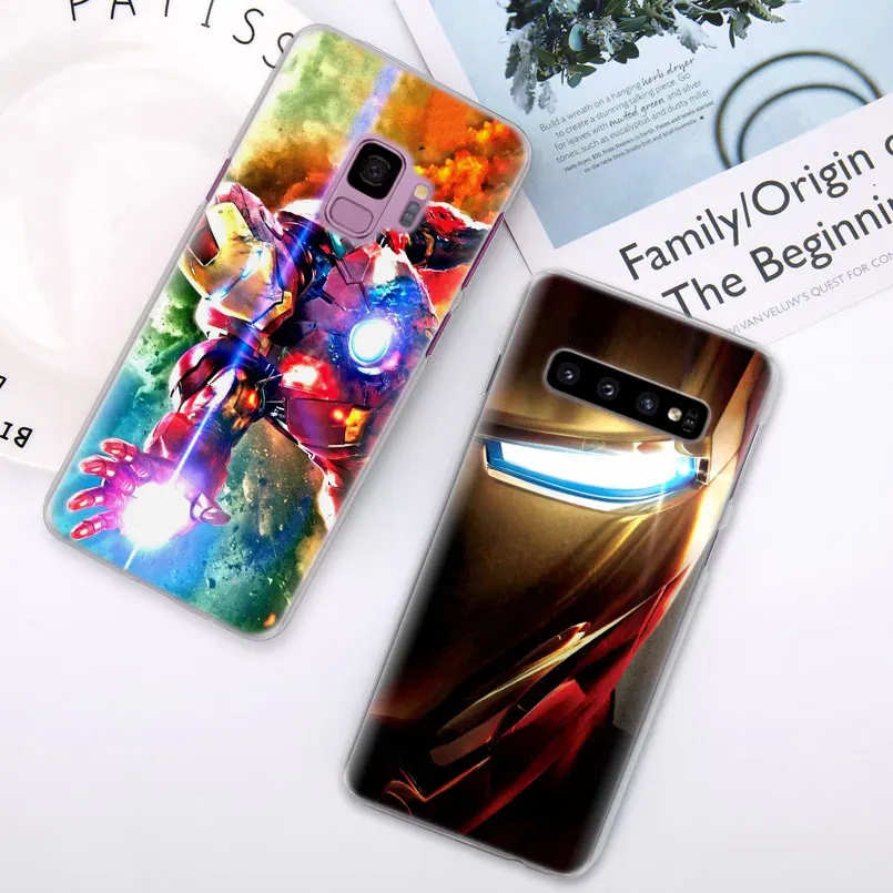 Marvel Герой Железный человек телефон чехол s для samsung Galaxy S10e S10 плюс S8 S9 плюс S6 S7 край A40 A50 A70 M20 чехол Coque