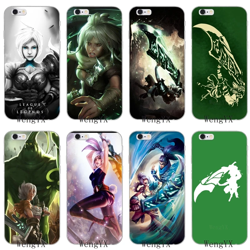 

league of legends riven LOL Slim silicone Soft phone case For Samsung Galaxy S3 S4 S5 S6 S7 edge S8 S9 Plus mini Note 3 4 8