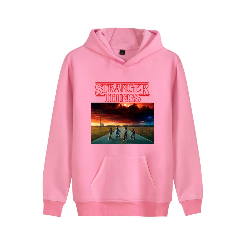 

new Stranger Things Hoodies Sweatshirt boys/girls long sleeve autumn winter warm harajuku high quality fashion casual Pullovers