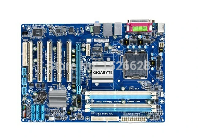 

Gigabyte GA-P43T-ES3G original motherboard LGA 775 DDR3 P43T-ES3G boards 16GB P43 Desktop motherborad