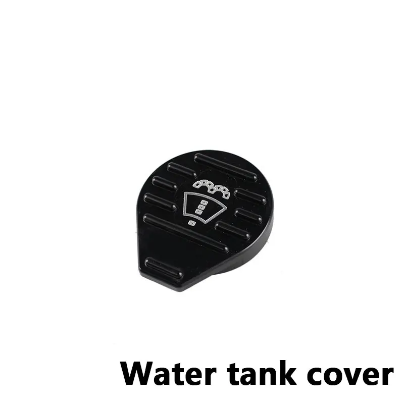 RASTP-алюминиевый черный масляный наполнитель крышка охлаждающей жидкости крышка бака для воды для Audi Volkswgen CC с логотипом RS-cap 010 - Цвет: water tank cover