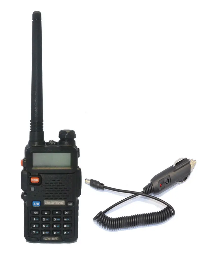 

BAOFENG UV-5R VHF/UHF Dual Band Radio 136-174/400-520MHz +earpiece+car charger