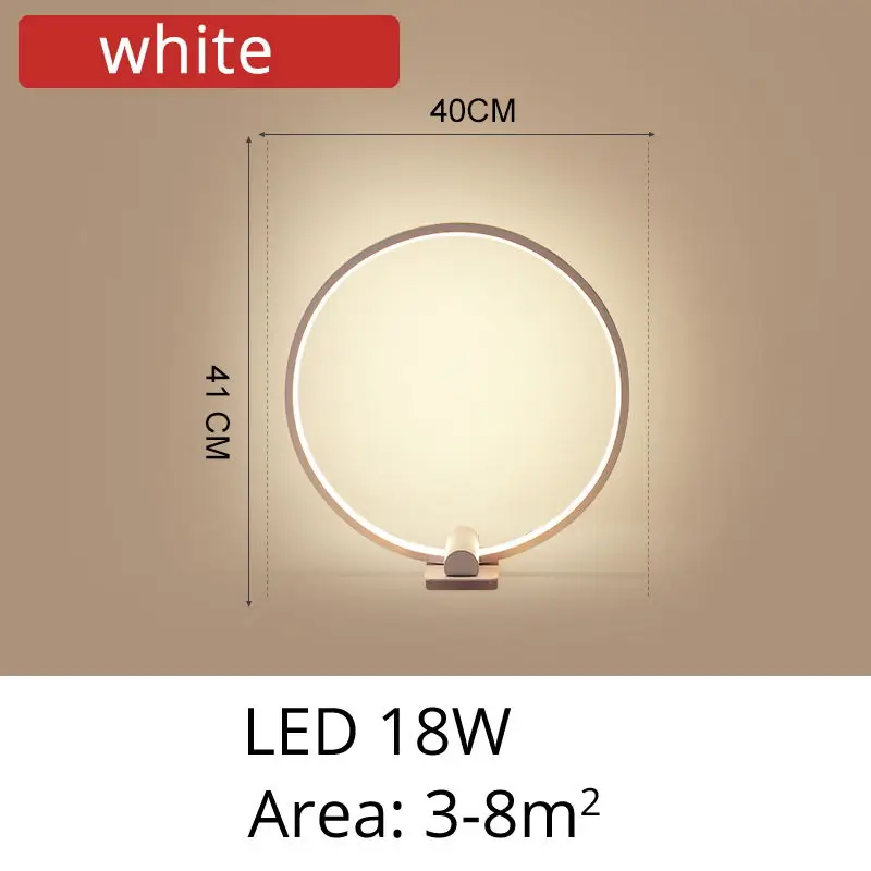 Современный белый светодиодный настольный светильник для кофе, художественная прикроватная настольная лампа для кабинета, металлическая настольная лампа, домашнее освещение, AC85-260V с регулируемой яркостью - Цвет абажура: white table light 40