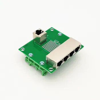 

RJ45 8P8C Jack 1way transfer 4 way Breakout Board, Terminal Block, Connector.