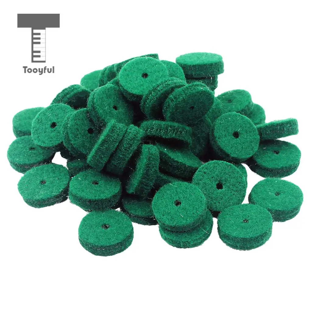 Tooyful 90Pcs Wool Piano Punchings & Felts Key Bed Set Front & Balance Rail 7mm/0.28inch Piano Repair Replacement Parts