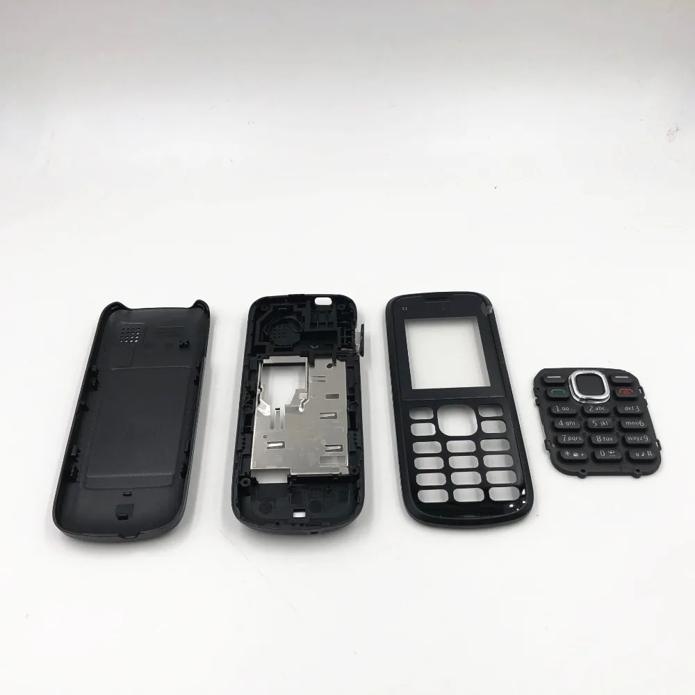

Battery Back Cover Housing For Nokia C1 C1-02 housing Front Frame Battery Back Cover+English Keypad With Logo