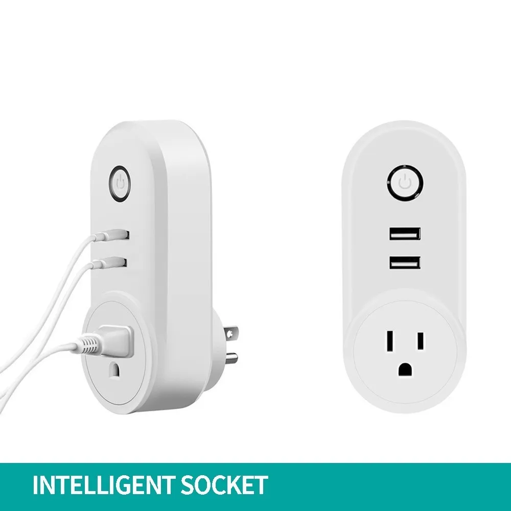 

Wifi Intelligence Socket App Mobile Phone Remote Control Alexa Voice Control Beautiful Rule Socket