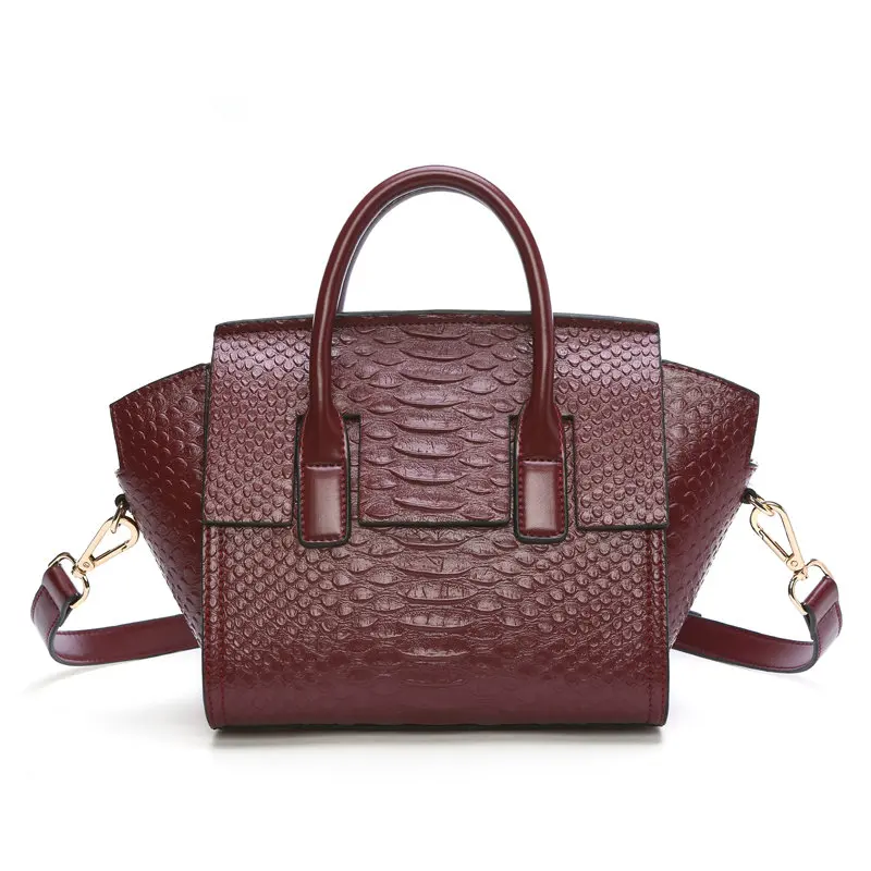 

Women Handbag 2017 New Genuine Leather Bags Large Capacity Crocodile Ladies Tote Bag bolsas women shoulder bags Messenger Bags