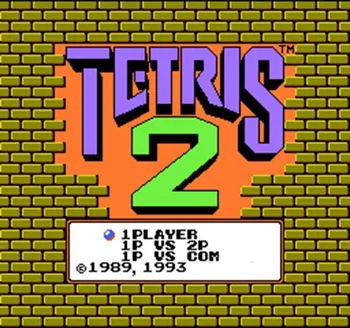 

TETRIS 2 Region Free 60 Pin 8Bit Game Card For Subor Game Players