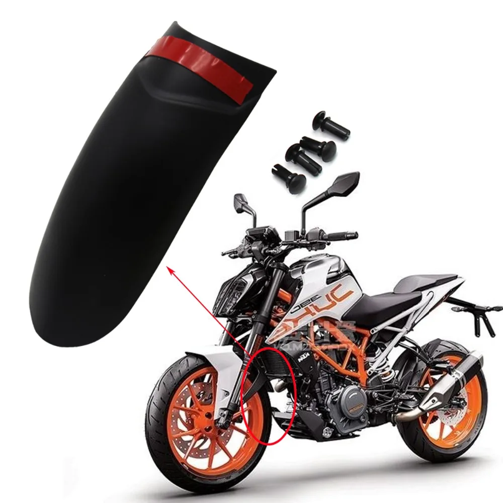 

Motorcycle Front Mudguard Fender Rear Extender Protection Extension for KTM Duke 200 390 KTM200 KTM390 duke200 390 2011-2017