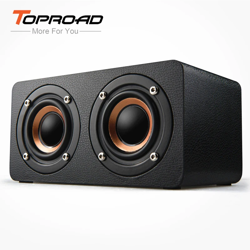 TOPROAD портативный Bluetooth динамик беспроводной 4 0 двойной бас стерео колонки