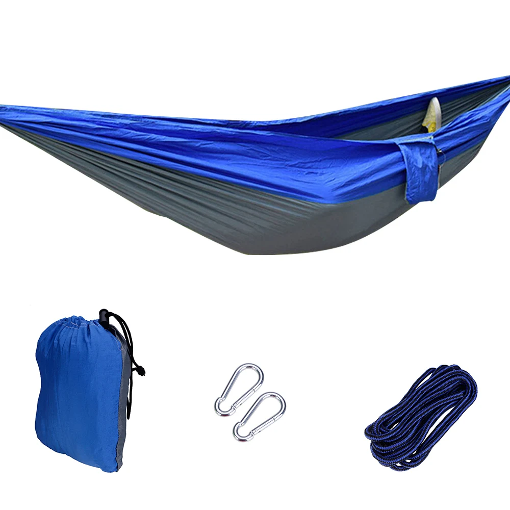 

SKFC Outdoor Camping 210T Nylon Shioze Hanging Bed Sleeping Hammock Swing W/Carabiner