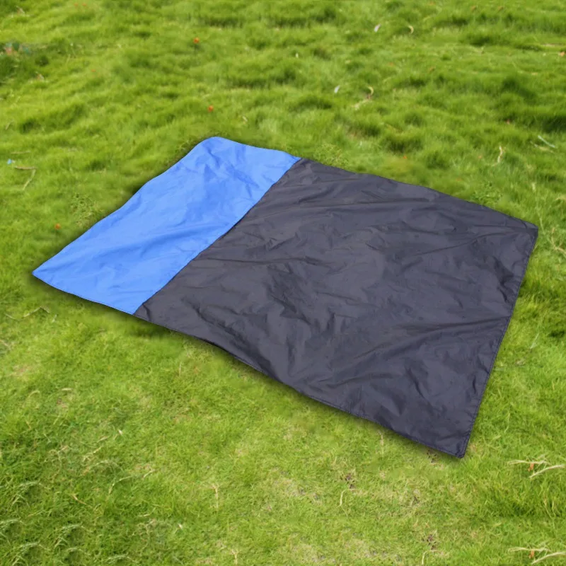 مخيم حصيرة المحمولة الأزرق الشاطئ حصيرة المضادة للانزلاق الرمال الحصير البساط سجادة أرضية توضع خارج المنزل ل مخيم نزهة الشاطئ دعم انخفاض ال...