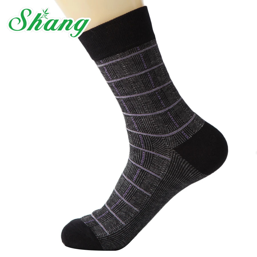 Bamboo Water Shang Для мужчин хлопковые носки мужские однотонные домашние хлопковые носки мужские элитных дышащие женские туфли в клетку; Носки FM-4