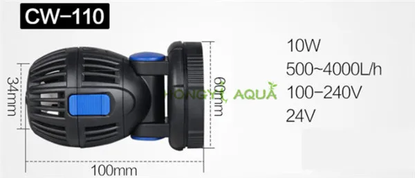 100~ 240v CW-110 CW-120 CW-140 CW-160 аквариум Wave Maker пропеллер Беспроводной Управление мастер/Slave насос серии CW - Цвет: CW-110