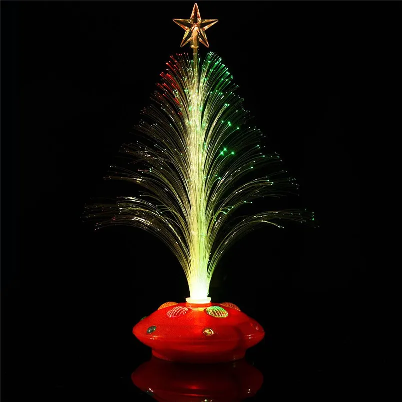 New LED Colorful Changing Mini Christmas Tree Decoration Table Party Charm Desk Decorations Gift for Home decor #4o26#f (17)