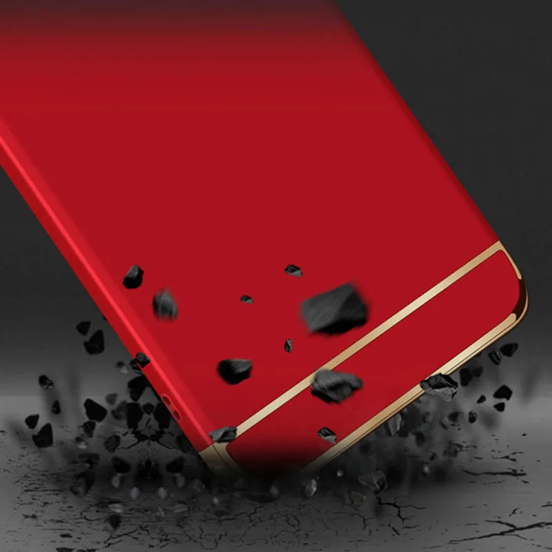Чехол для Meizu M6 роскошный 3 в 1 полная защита покрытие противоударный задняя