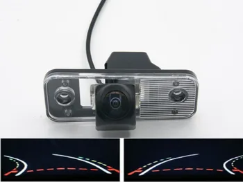 

Trajectory Tracks 1080P Fisheye Lens Car Rear view Camera For Hyundai Azera SantaFe Santa Fe IX45 2009 2010 2011 2012 Car Camera