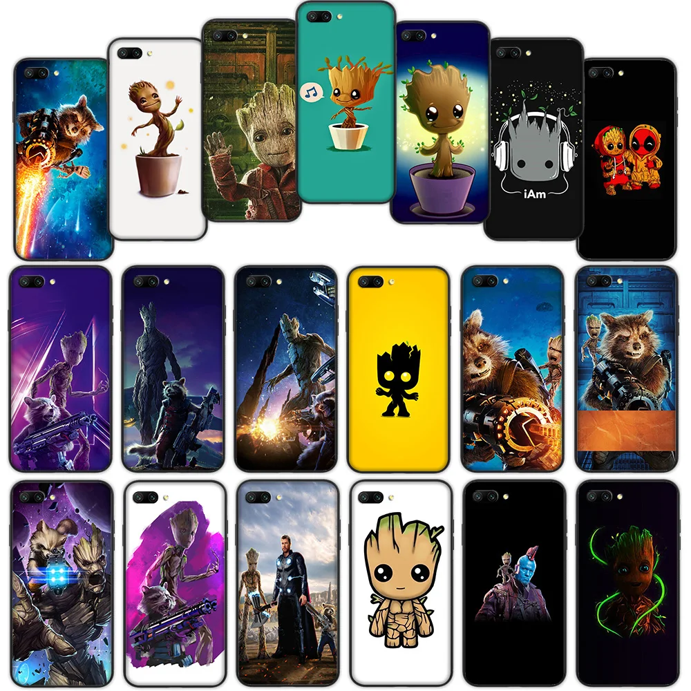 

Guardians of the for Galaxy Marvel Soft Cover Case for Huawei Honor 10 Note 10 9 Lite 8X 7A 3GB Pro Y6 Y7 Y9 Prime Nova 3