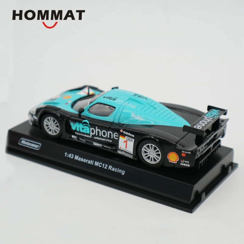 HOMMAT 1:43 Maserati MC12 гоночная модель автомобиля сплав металла Diecasts и игрушечный транспорт имитация, модели автомобилей Машинки Игрушки для детей