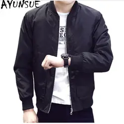 AYUNSUE весенне-летняя мужская бейсбольная куртка-бомбер размера плюс, мужские куртки и пальто, Chaqueta Hombre JC3166 KJ2659