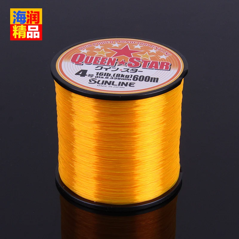 2 #-26 # 8-110lb اليابان sunline 600 متر روك الصيد الرئيسية-خط إغراء خيط صنارة الصيد الملكة STARJapan المستوردة معدات صيد الأسماك سود طلاء