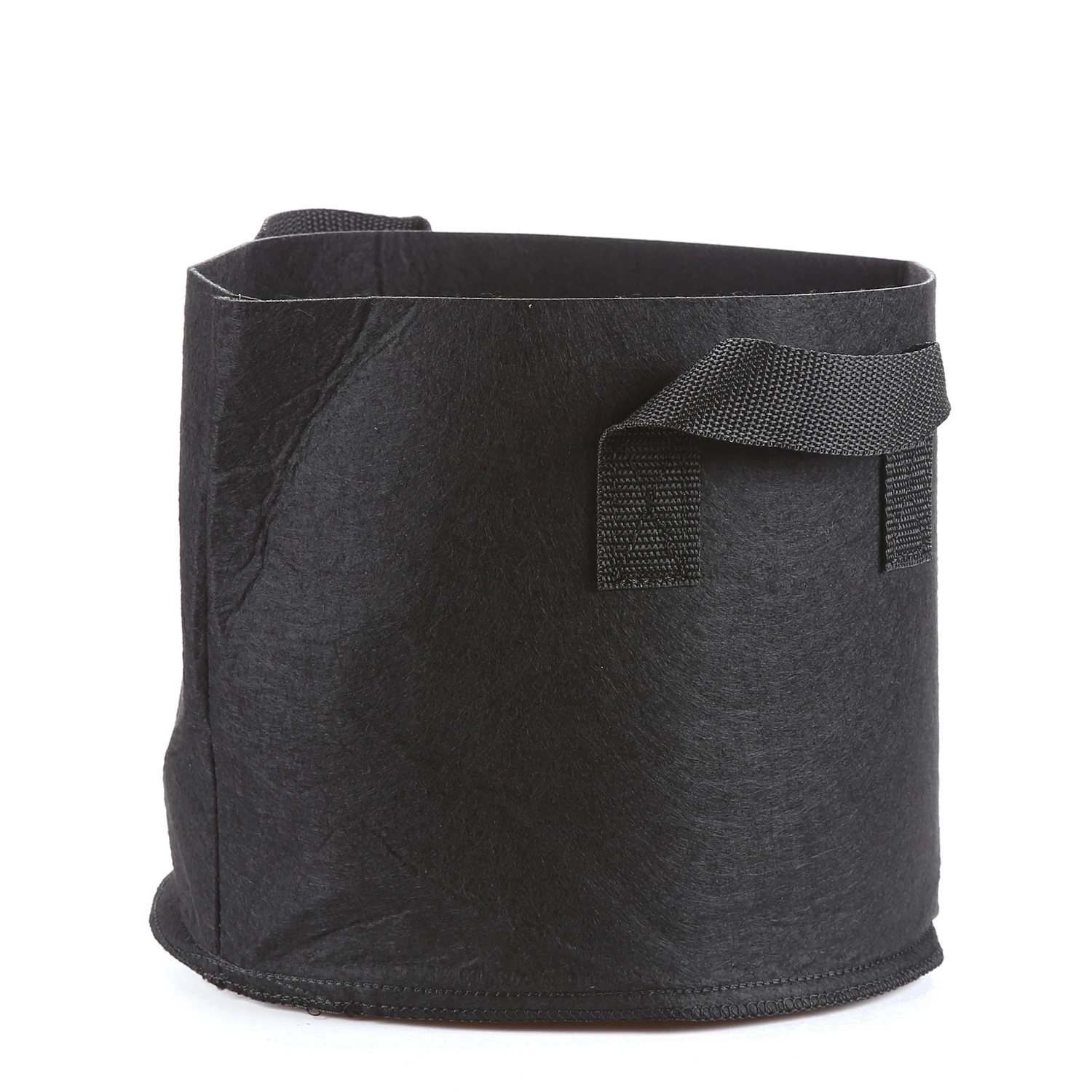 T4U 15-Gallon Grow Bags Woven Fabric Planting Aeration Pots Soft-Sided Containers with Sturdy Handles Black | Дом и сад