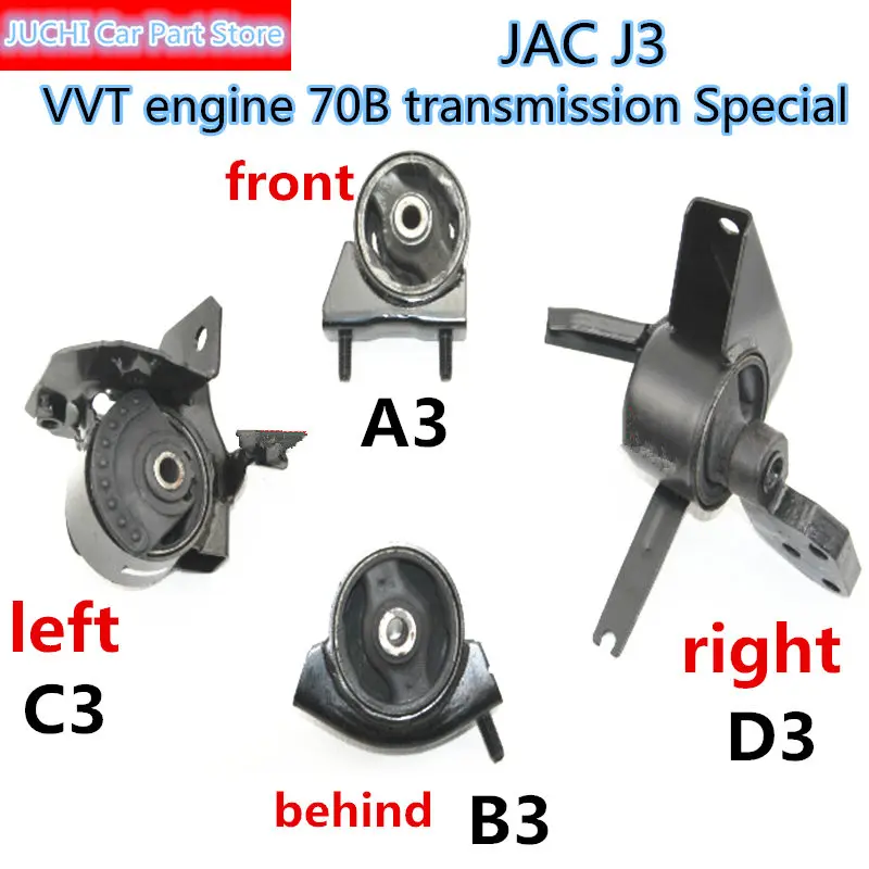 Автомобильные крепления двигателя, Рога двигателя для JAC J3, JAC J3 Турин