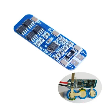 

2pcs 3S 10A 12V Lithium Battery Charger Protection Board Module for 3pcs 18650 Lipo Li-ion Battery Charging BMS 11.1V 12.6V