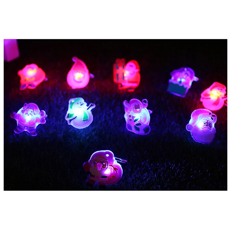 

Luminous Toys/Christmas brooches/colorful luminous Santa/Christmas tree/Christmas decorations/baby toys for children/toy/best gi
