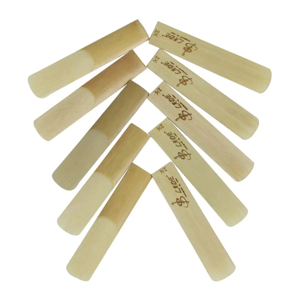 SLADE 10pcs Saxophone Reeds Tenor Saxophone Sax Reeds 10pcs/ Box