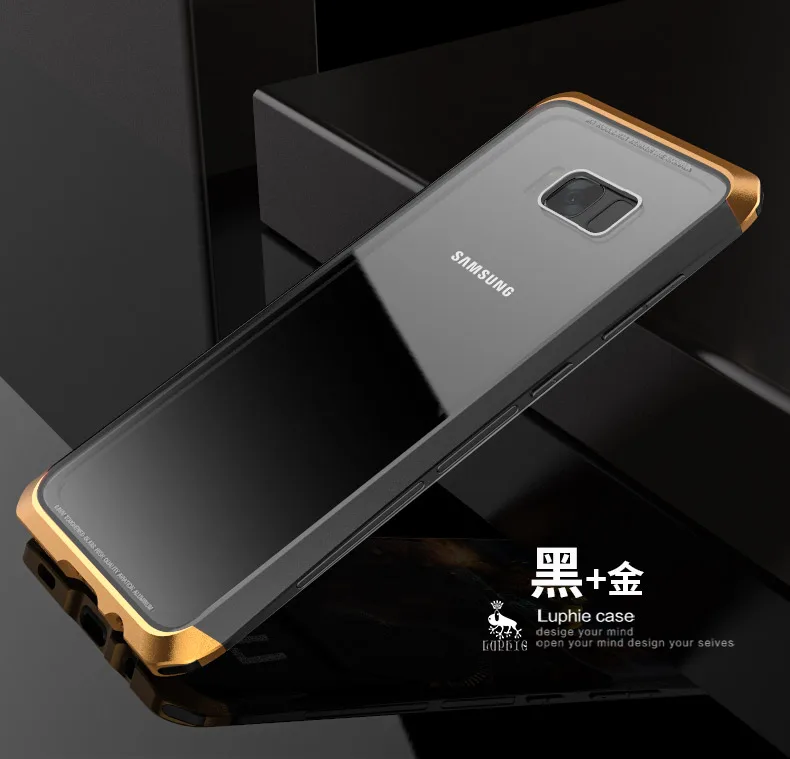 LUPHIE металлический корпус для samsung Galaxy S9 S8 Plus Note 8 Магнит чехол бампер прозрачное стеклянное покрытие для samsung Note 9 8 закаленное чехол