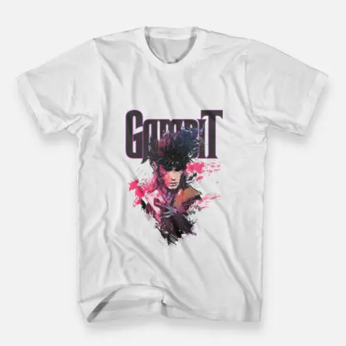 X-men Comics Gambit белые футболки мужская футболка обычный размер S-3XLTops оптовая продажа
