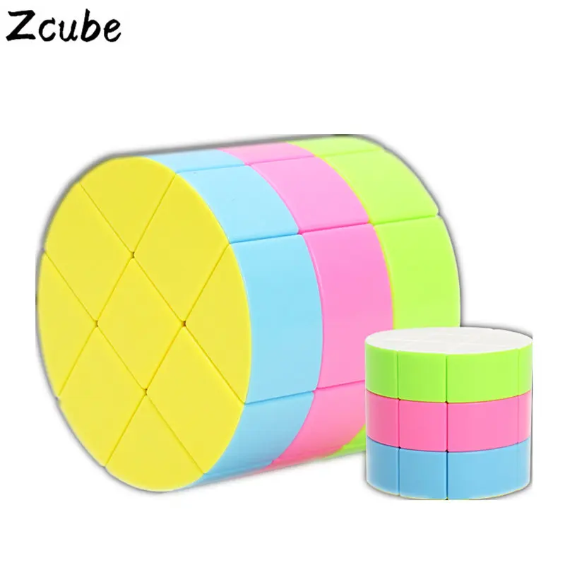 Z cube Облако серии 3x3 кубик рубика цилиндра Magic cube Скорость cube игрушка-головоломка-красочные 3 по 3 холодный cube