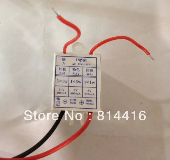 

3x1 NEW Ceiling spotlight constant current power supply 3 * 1W LED external drive power led power driver
