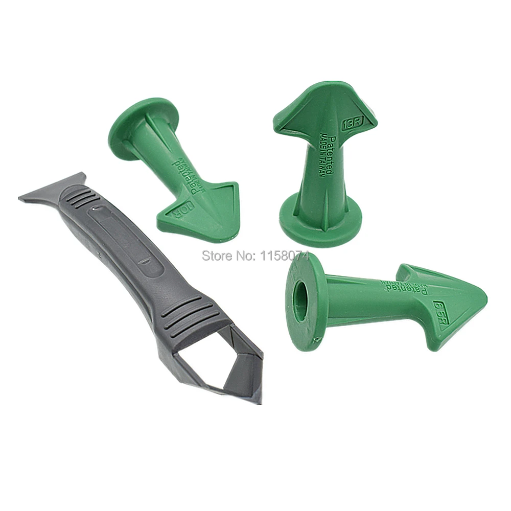 Sealant Silicone Scraper Caulking Tools Nozzle Plus Scraper Glass Glue Blade Adhesive Residue