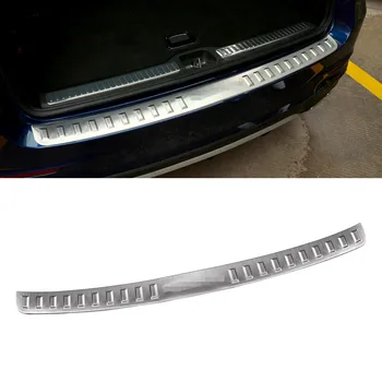 

Stainless Steel Car Rear Bumper Outside Sill Plate Protector Cover Trim For Mercedes Benz GLC Class 200 260 300 2015-2017